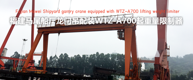 Serving the great country! Weite products are used to support the world's first set of double-girder 3600t gantry cranes
