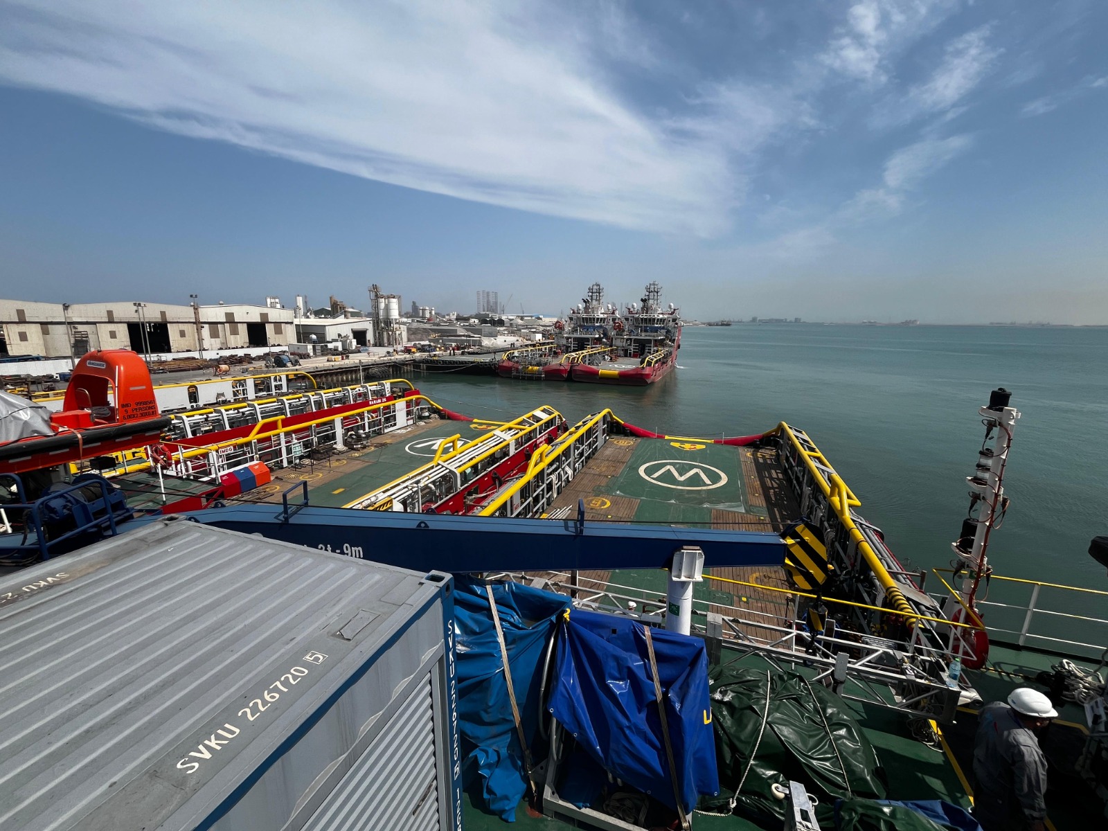 WTAU's Deck Crane LMI Arrives in the Middle East, Providing a Strong Safety Barrier for Saudi Arabia's Largest Shipowner.