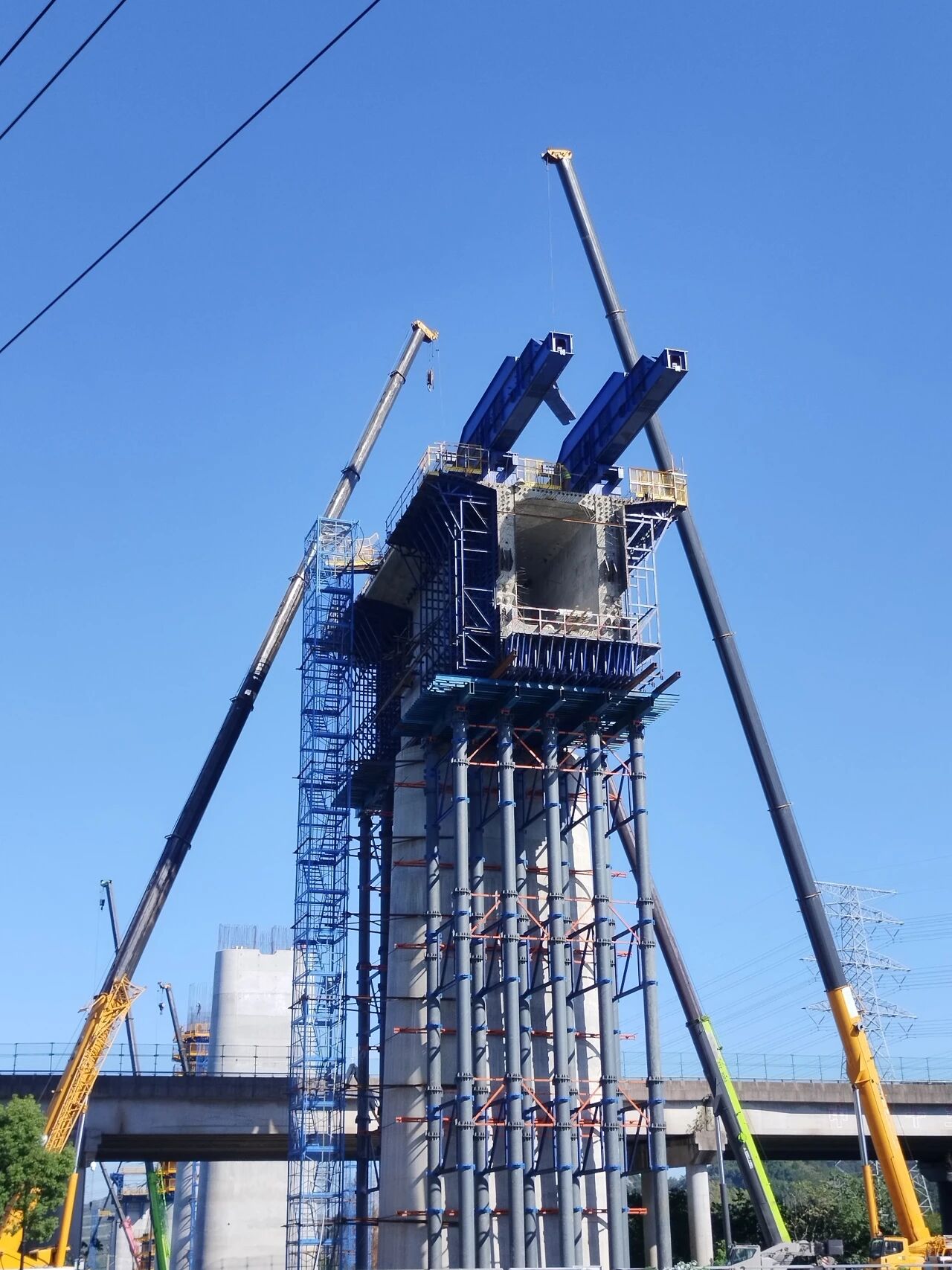 WTAU's Bridge-Building Machine Information Monitoring System Empowers the Construction of the Tongsu-Jiaxing-Ningbo High-Speed Railway.