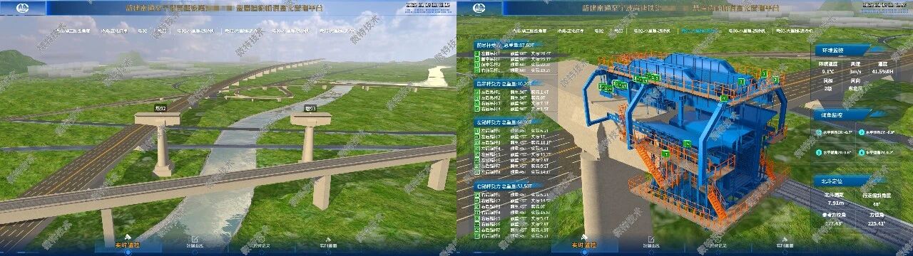 WTAU's Bridge-Building Machine Information Monitoring System Empowers the Construction of the Tongsu-Jiaxing-Ningbo High-Speed Railway.