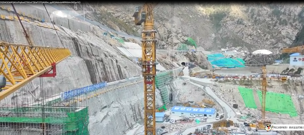 WTAU's Multi-Tower Crane Anti-Collision System has been Successfully Applied to a High-Altitude Hydropower Station Project in Tibet.