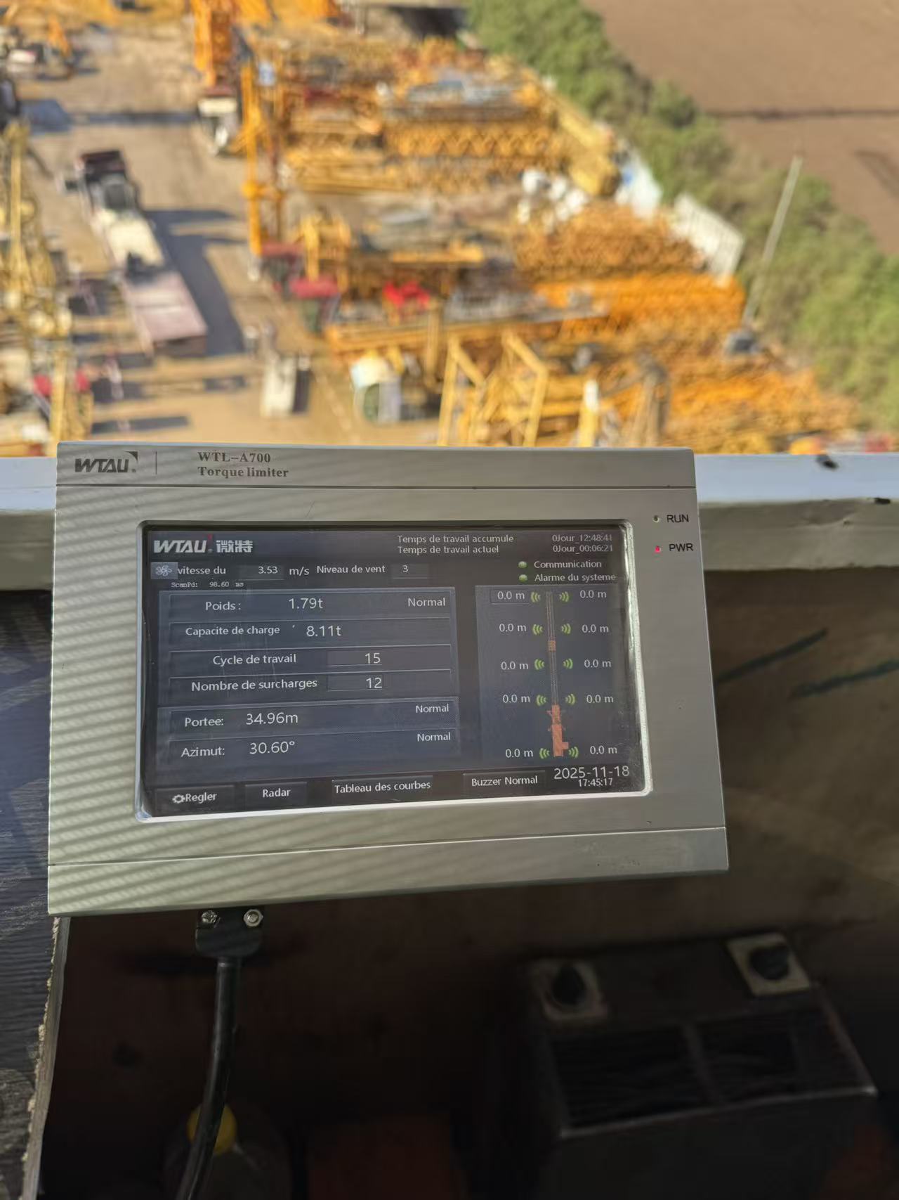 A Renowned Moroccan Construction Group successfully Installed WTAU's Collision Avoidance System, Strengthening Safety Measures for Industrial Operations.