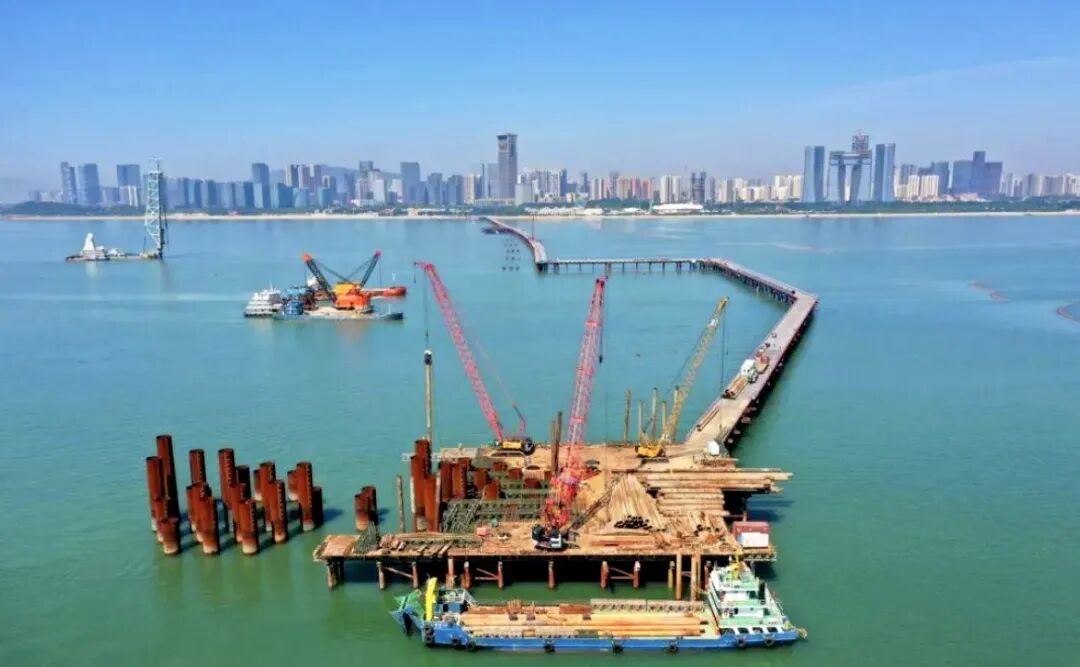 Empowering Major National Projects! WTAU's Intelligent Safety Monitoring Solutions Support the Construction of the Xiamen-Kinmen Bridge.