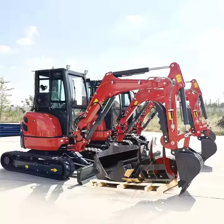 3.5 Ton Hydraulic Mini Excavator with Laidong Engine 1 Ton 2 Ton Kubota for Europe Yard Cheap Escavator Machine for Sale