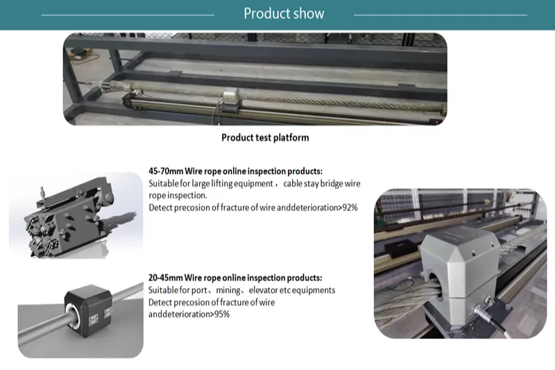 WT-WRNDT Wire rope non-destructive testing system