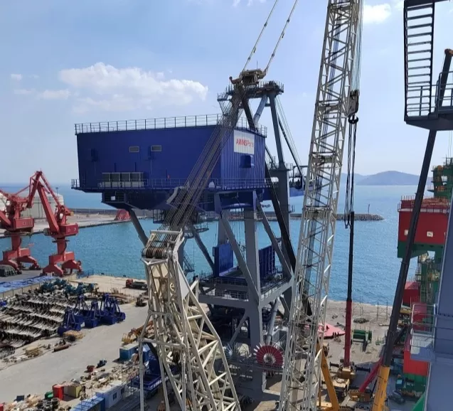 Driven by Equipment Operation and Maintenance Data, WTAU Dalian Huarui Ship Unloader Condition Monitoring System was successfully accepted.