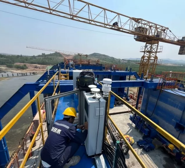 WTAU's Bridge-Building Machine Informatization, Smart Hanging Basket and Other Solutions have been Implemented in the Construction of Weisu High-Speed Railway.