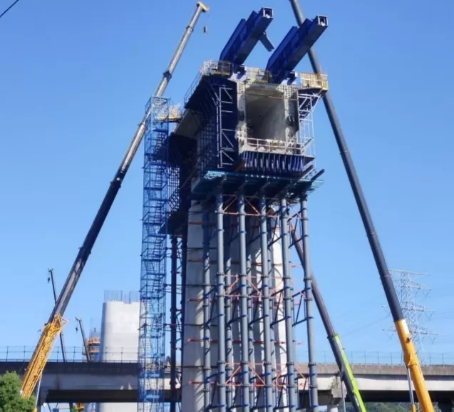 WTAU's Bridge-Building Machine Information Monitoring System Empowers the Construction of the Tongsu-Jiaxing-Ningbo High-Speed Railway.