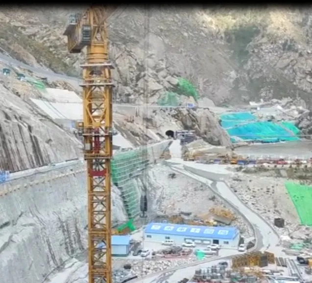WTAU's Multi-Tower Crane Anti-Collision System has been Successfully Applied to a High-Altitude Hydropower Station Project in Tibet.
